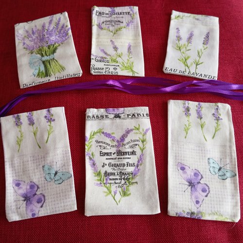 Petits sachets coton pour lavande