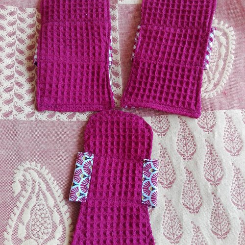 3 protège-slip coton lavable