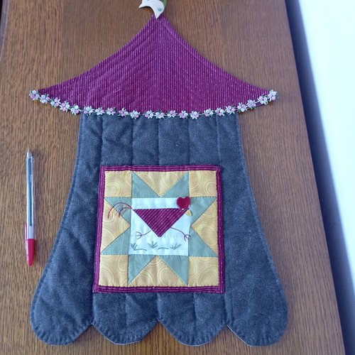 Vide-poches en patchwork