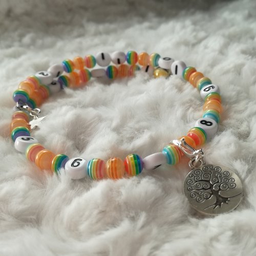 Bracelet D Allaitement Multicolore Arbre De Vie Un Grand Marche