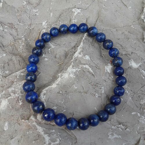 Bracelet lapis-lazuli en pierres naturelles fait main et sur mesure