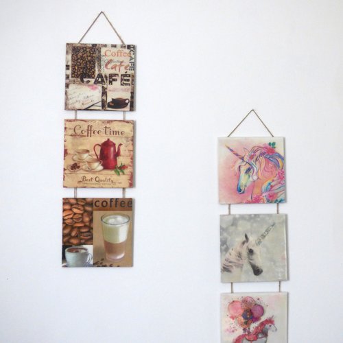 Lot de 2 triptyques au choix