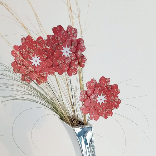Fleur en papier, fleur artisanale, fleur durable, bouquet artificiel, bouquet sur mesure