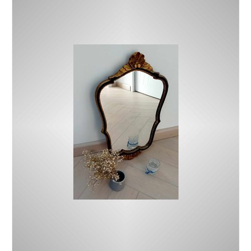 Miroir ancien patiné, miroir shabby chic, miroir vintage