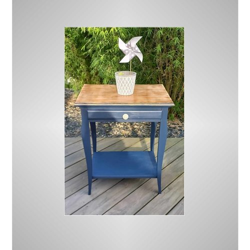 Guéridon ancien, chevet ancien, meuble vintage, chevet vintage, bout de canapé, meuble d'appoint, selette, tagle d'appoint