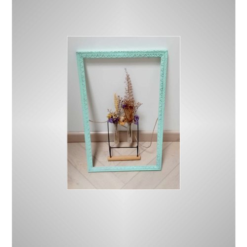 Cadre ancien patiné, cadre shabby chic, cadre vintage, déco chic