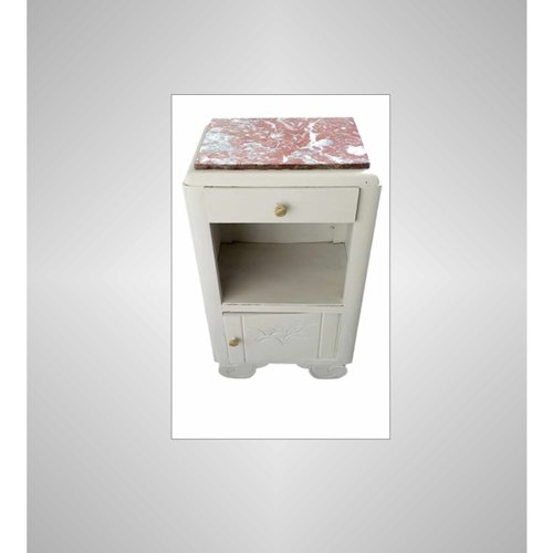 Chevet ancien relooké, chevet vintage, meuble d'appoint, table de nuit relookée, console