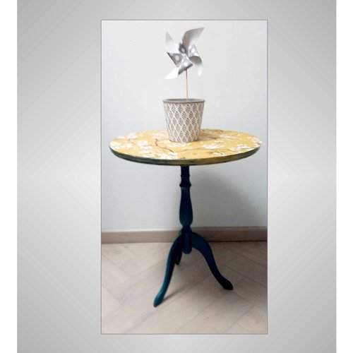 Guéridon ancien, chevet ancien, meuble vintage, chevet vintage, bout de canapé, meuble d'appoint, selette
