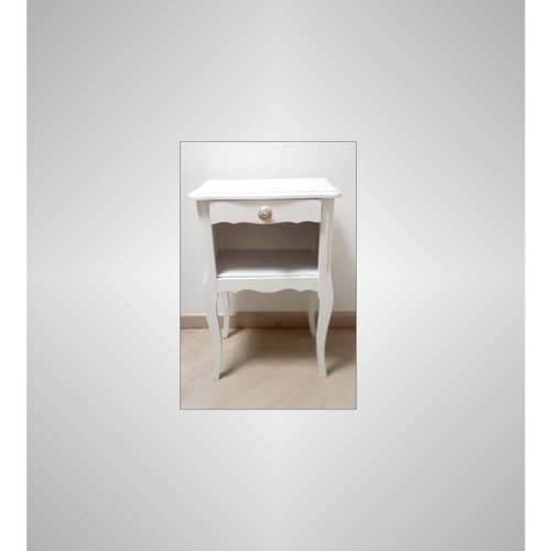 Chevet ancien relooké, chevet vintage, meuble d'appoint, table de nuit relookée, console