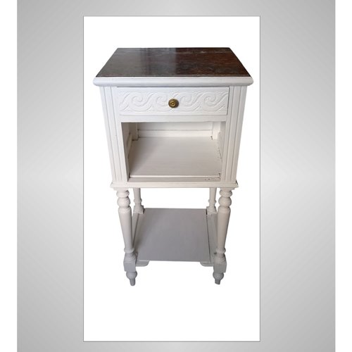 Chevet ancien relooké, chevet vintage, meuble d'appoint, table de nuit relookée, console