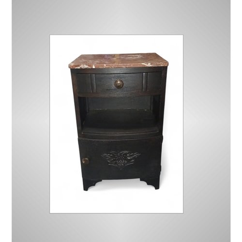 Chevet ancien relooké, chevet vintage, meuble d'appoint, table de nuit relookée, console