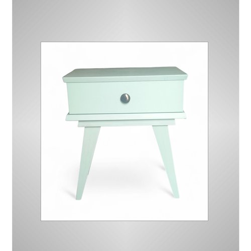 Chevet ancien relooké, chevet vintage, meuble d'appoint, table de nuit relookée, console
