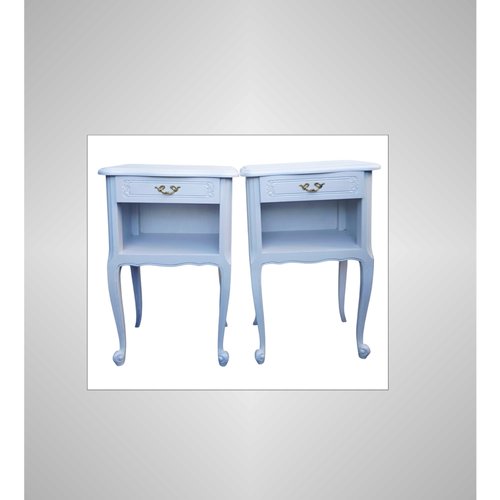 Chevet ancien relooké, chevet vintage, meuble d'appoint, table de nuit relookée, console