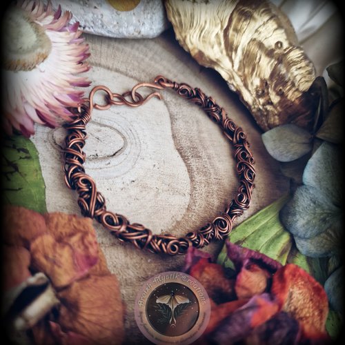 (adopté)bracelet en cuivre jonc