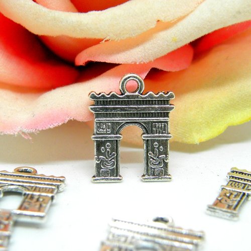 Breloques arc de triomphe paris, breloque monument du monde, monument culturel,