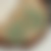 2 pendentifs goutte spirale - 37*24mm - vert (8sb24)