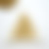  20 perles rondelles style heishi en laiton doré - 5mm (wtp03)