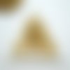  20 perles rondelles style heishi en laiton doré - 6mm (wtp04)