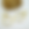 4 breloques anneaux entrelacés 31*9mm doré - pendentifs ronds entrelacés or (kbd19)