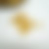 20 perles intercalaires rondelles fantaisie 4mm laiton doré (phpm14)