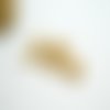 10 fermoirs mousquetons 10*5mm doré clair (8sfd03)