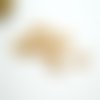 10 fermoirs mousquetons 12*7mm doré clair (8sfd04)