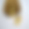 1 pendentif rectangle avec main 23*10mm laiton doré 18k et zircons (phbd45)