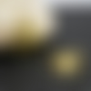 4 pendentifs breloques etoile - 26*23mm - doré (8sbd331)
