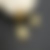 2 breloques pendentifs scarabée - 16*11m - doré (8sbd333)