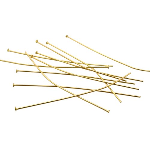 20 clous, tiges à tête plate en acier inoxydable doré 304 - 30mm, 40mm ou 50mm