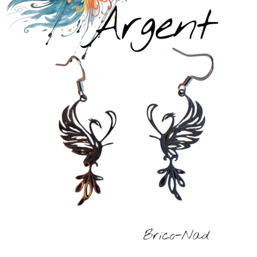 Boucles d’oreilles  phoenix