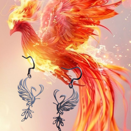 Boucles d’oreilles  phoenix