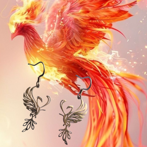 Boucles d’oreilles  phoenix