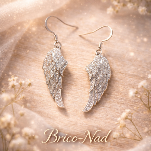 Boucles d’oreilles ailes d’ange –