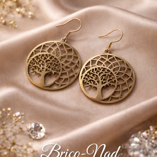 Boucles d'oreilles "arbre de vie"