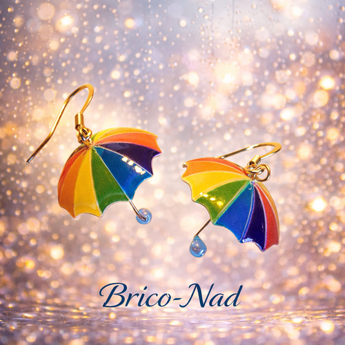 Boucles d’oreilles parapluie