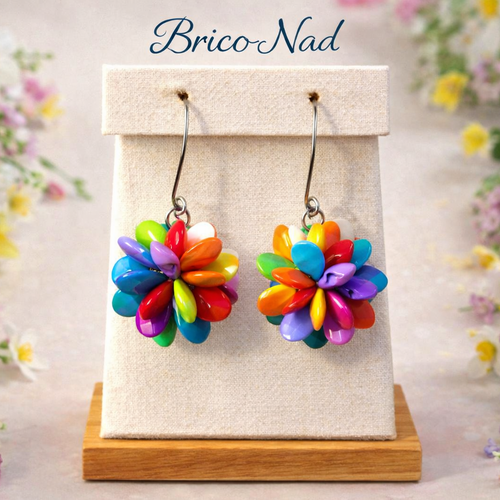 Boucles d'oreilles  "perles "