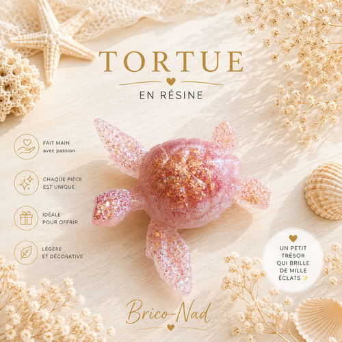 Tortue en résine