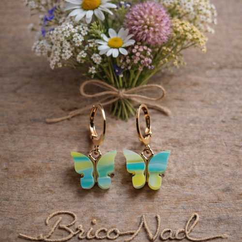 Boucles d’oreilles  papillon