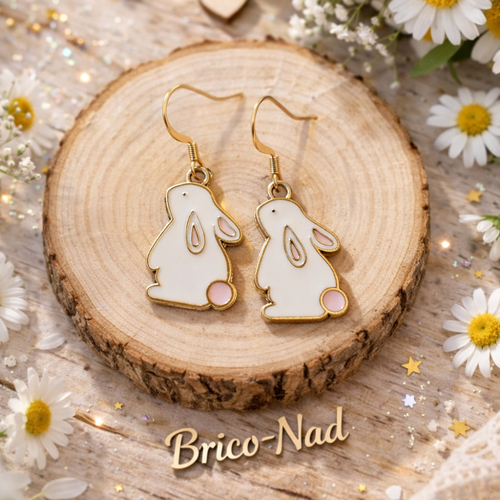 Boucle- d'oreille lapin