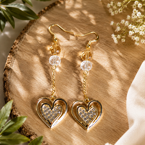 Boucles d'oreilles "coeur"