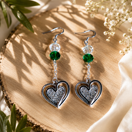 Boucles d'oreilles coeur