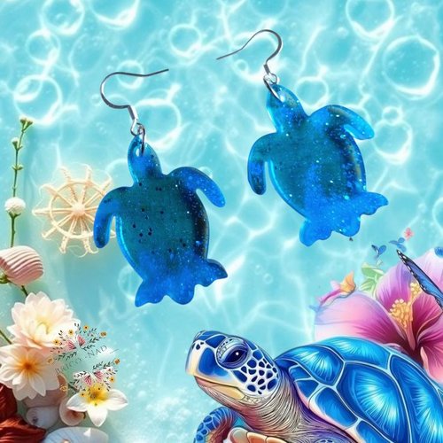 Boucle d'oreilles "tortues