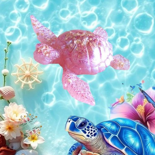 Tortue en résine