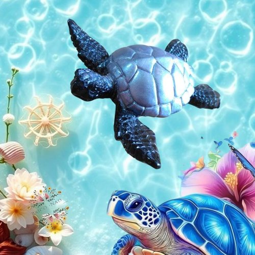 Tortue en résine
