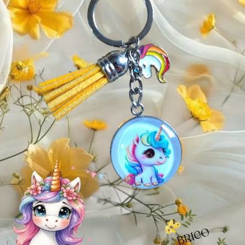 Porte-clé licorne