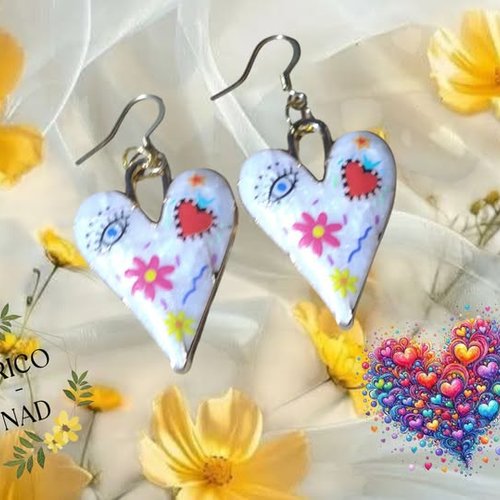Boucle  d'oreille coeur