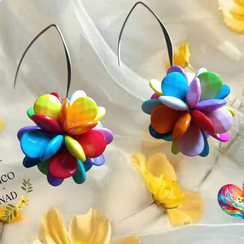 Boucles d'oreilles perles