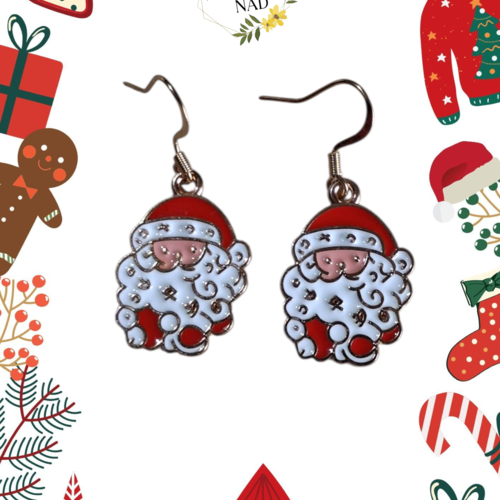 Boucles d’oreilles noël
