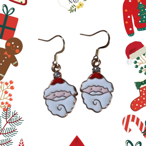 Boucles d’oreilles noël